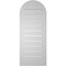 Ekena Millwork Round Top Surface Mount PVC Gable Vent: Functional, w/ 2"W x 2"P Brickmould Sill Frame, 14"W x 34"H GVPRT14X3403SF - alternate 5